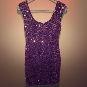 NEW pink sequin cocktail dress!